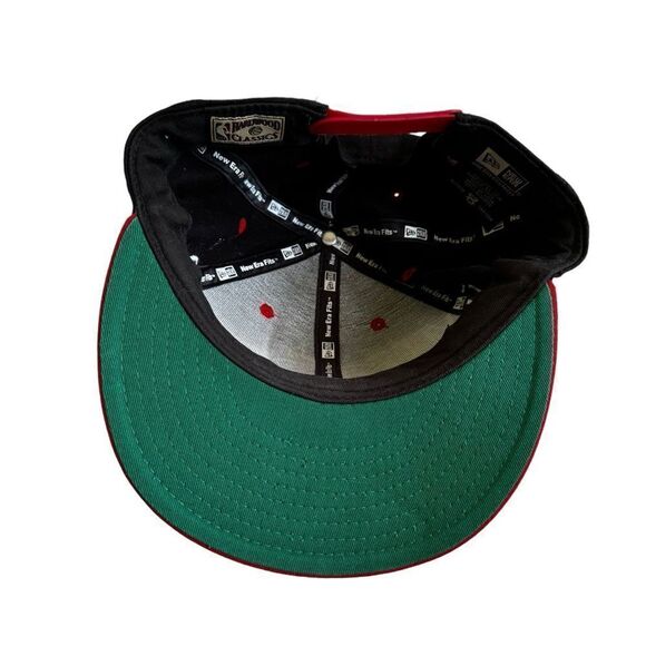 New Era Fits Hardwood Classics Nba Miami Heat Basketball Snapback Hat - Picture 5 of 7